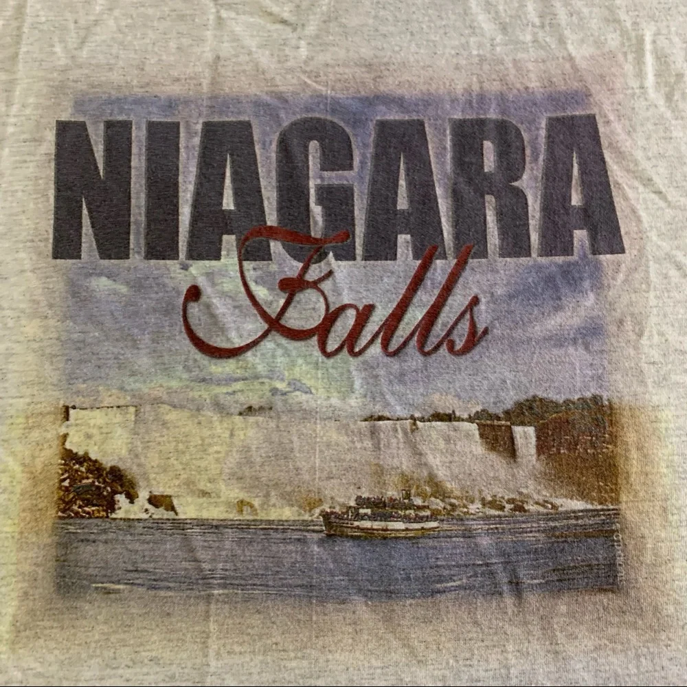 Vintage Y2k Niagara Falls Scene Graphic T-Shirt - Picture 5 of 11